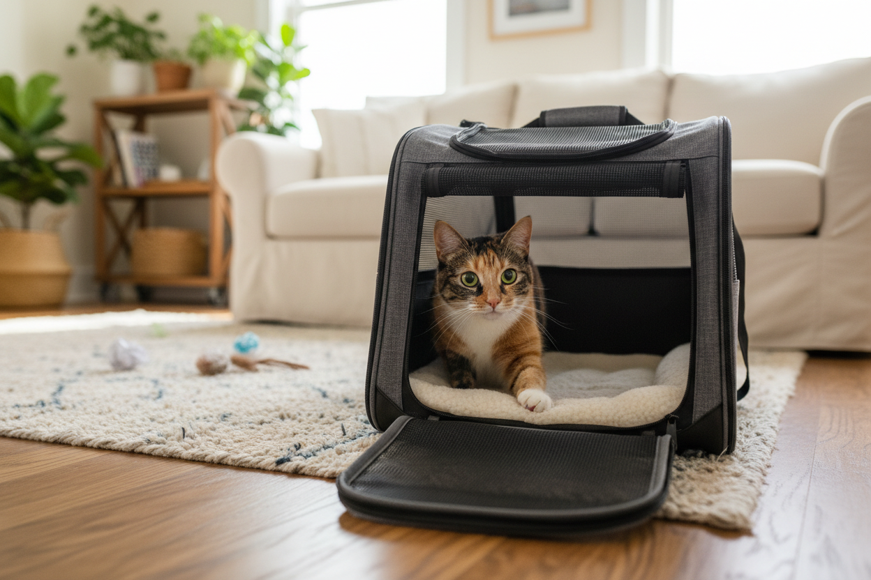 Cómo elegir el transportín perfecto para gatos