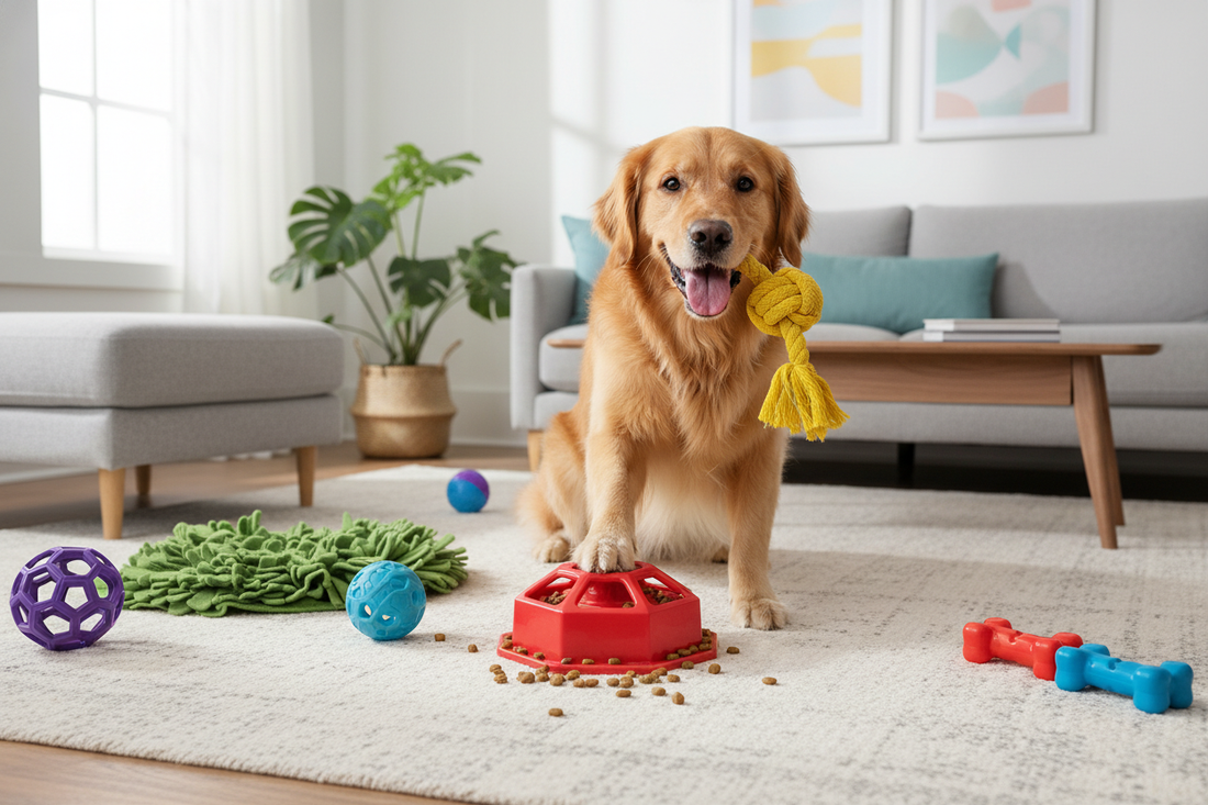 Los mejores juguetes interactivos para perros