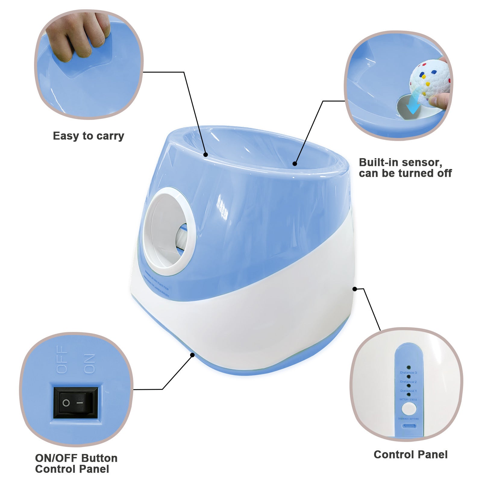 Juega, Entrena y Corre – Lanzador de Tenis para Peludos