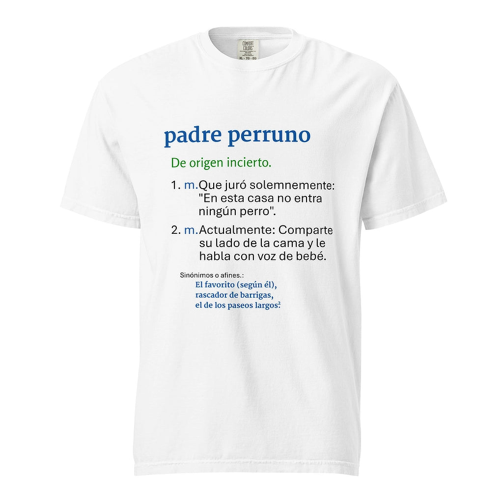 Camiseta Premium "Padre Perruno" | Algodón Grueso y Tacto Suave