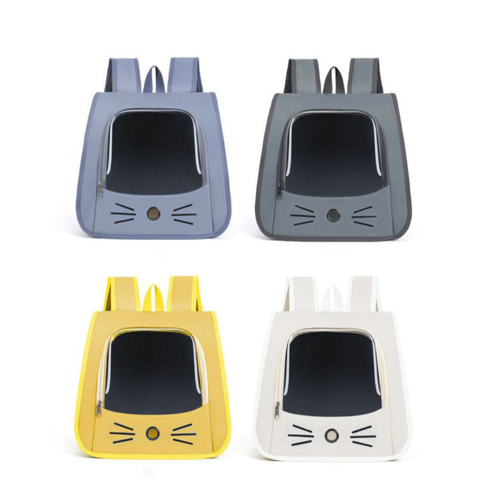 Mochila transportadora cómoda para perros y gatos pequeños colores disponibles