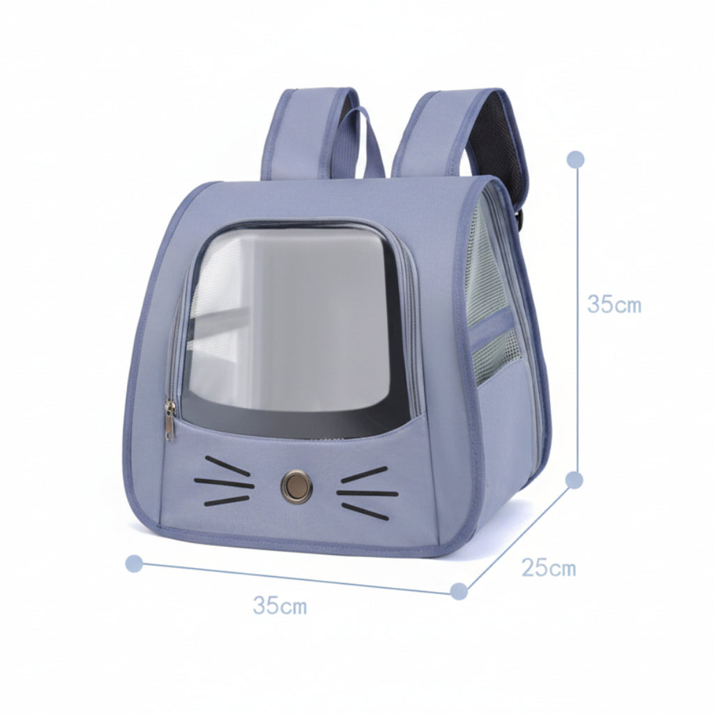 Medidas mochila transportadora cómoda para perros y gatos pequeños 