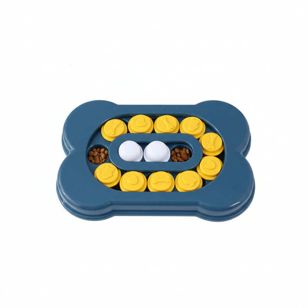 Rompecabezas interactivo para perros para entretenimiento color azul